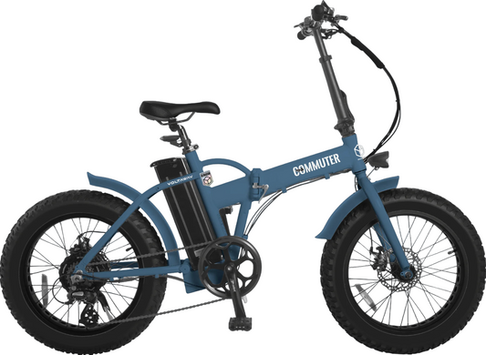 blauwe-opvouwbare-fatbike-genaamd-voltaway-commuter-met-sportieve-eigenschappen,-gefotografeerd-vanaf-de-zijkant